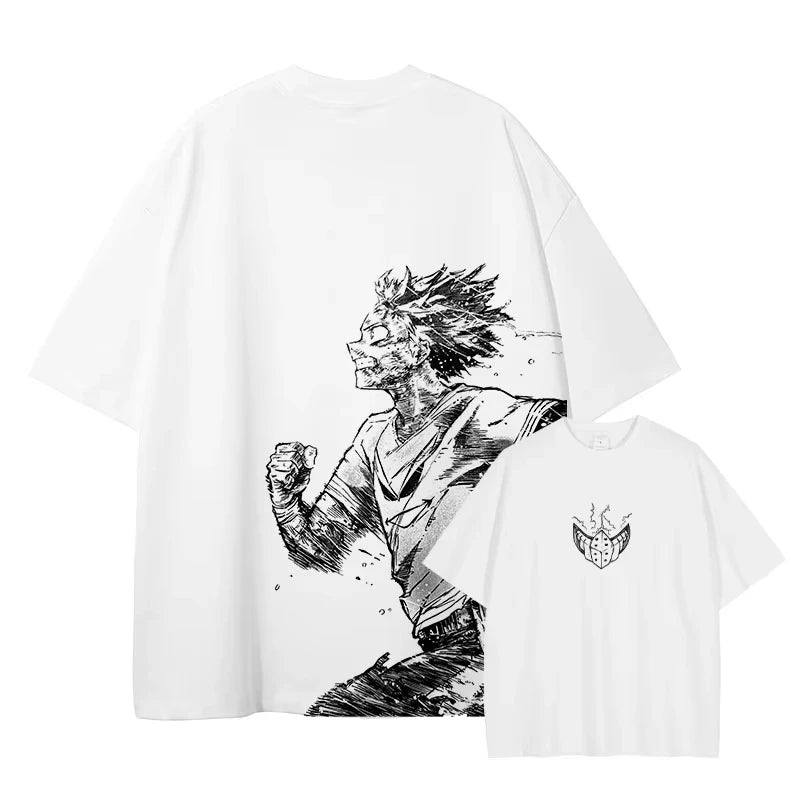 2026 New Anime Midoriya Izuku Men summer 100 cottonT Shirt My Hero Deku Tops Tees Manga unisex comfortable casual
