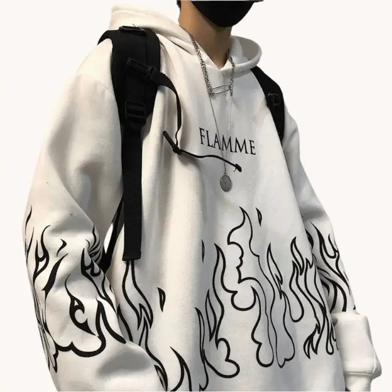 Oversized "Flamme" Hoodie