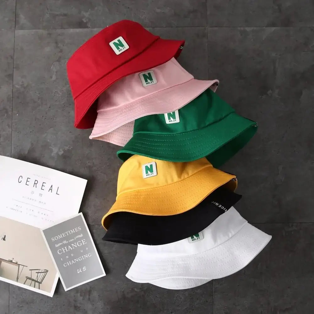 2019 Letter N Bucket Hat - FASHION FLOOD