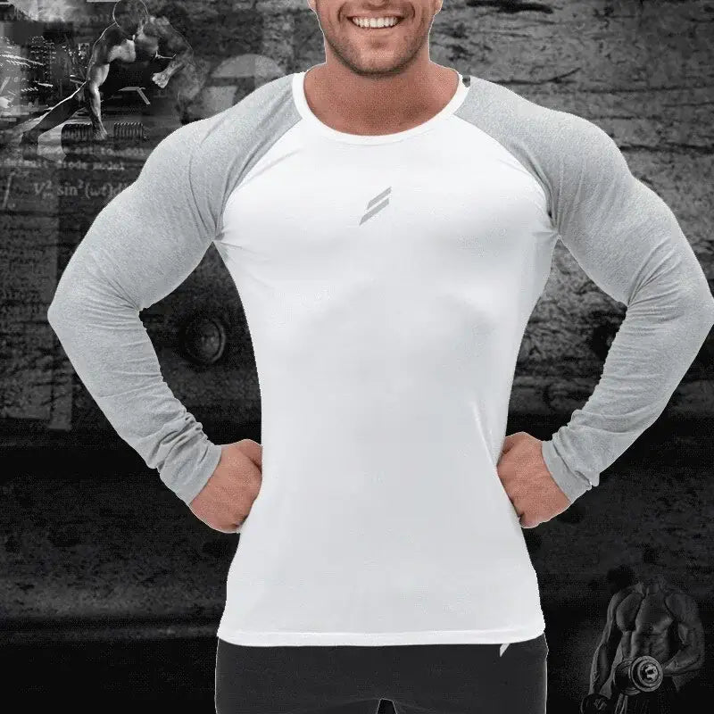 Men's Slim Fit Baseball Long Sleeve