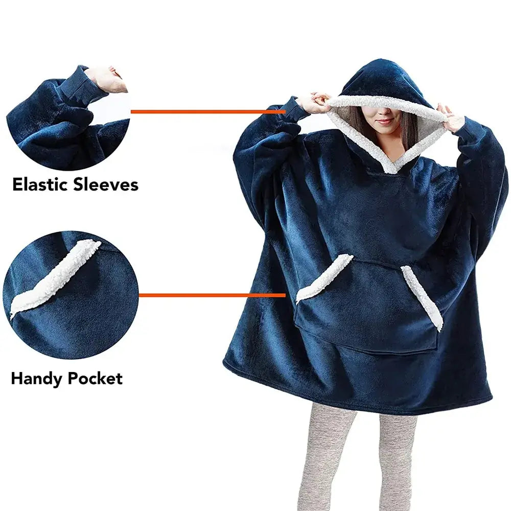 Oversized Hoodie Blanket