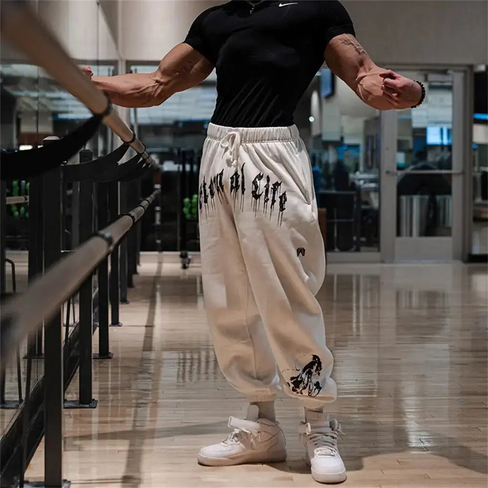 Men's Gym Cotton Jogger Sweatpants