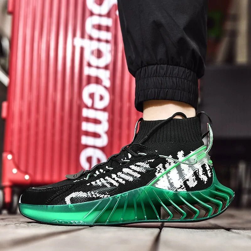 Fluorescent Blade Sneakers