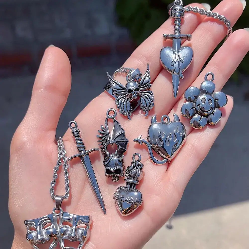 Stainless Steel Punk Fashion Necklaces