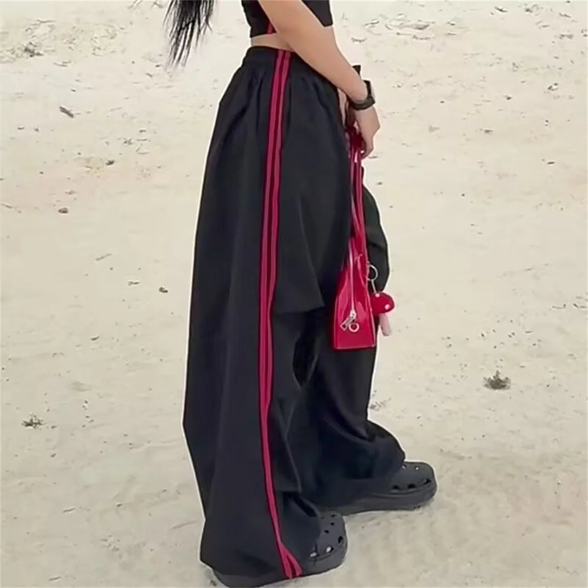 Loose Joggers Pants Cargo Pants Vintage Streetwear Hip Hop Y2k Baggy Wide Leg Sweatpants Casual Pockets Fashion Trousers