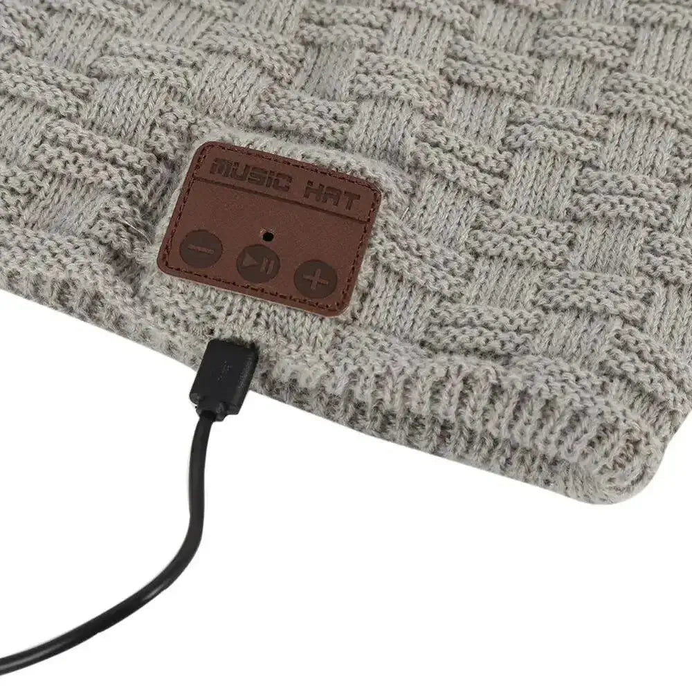 Bluetooth Headset Beanie - FASHION FLOOD