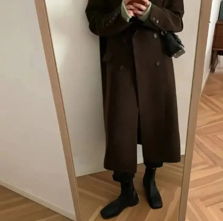 Campus Chic Wool Coat - FASHION FLOOD