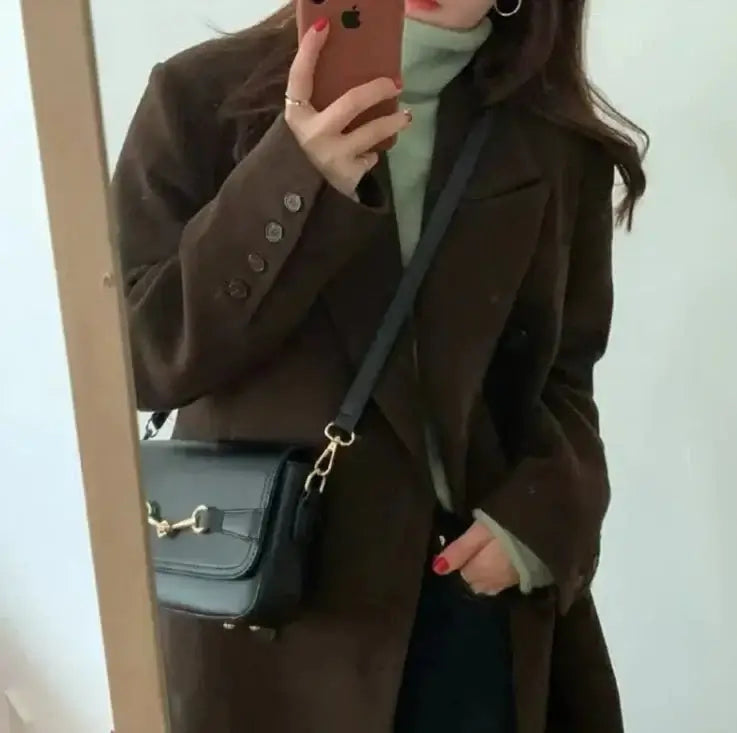 Campus Chic Wool Coat - FASHION FLOOD