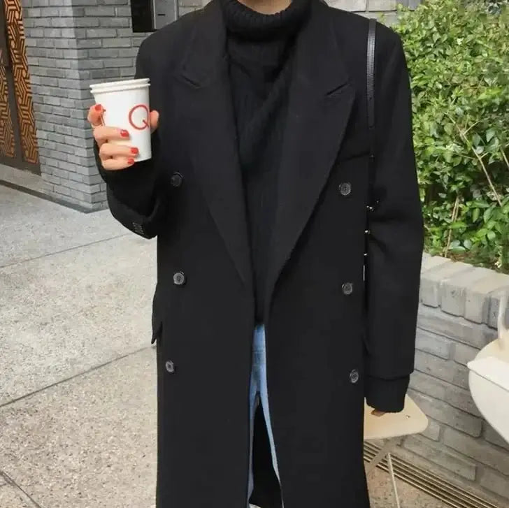 Campus Chic Wool Coat - FASHION FLOOD
