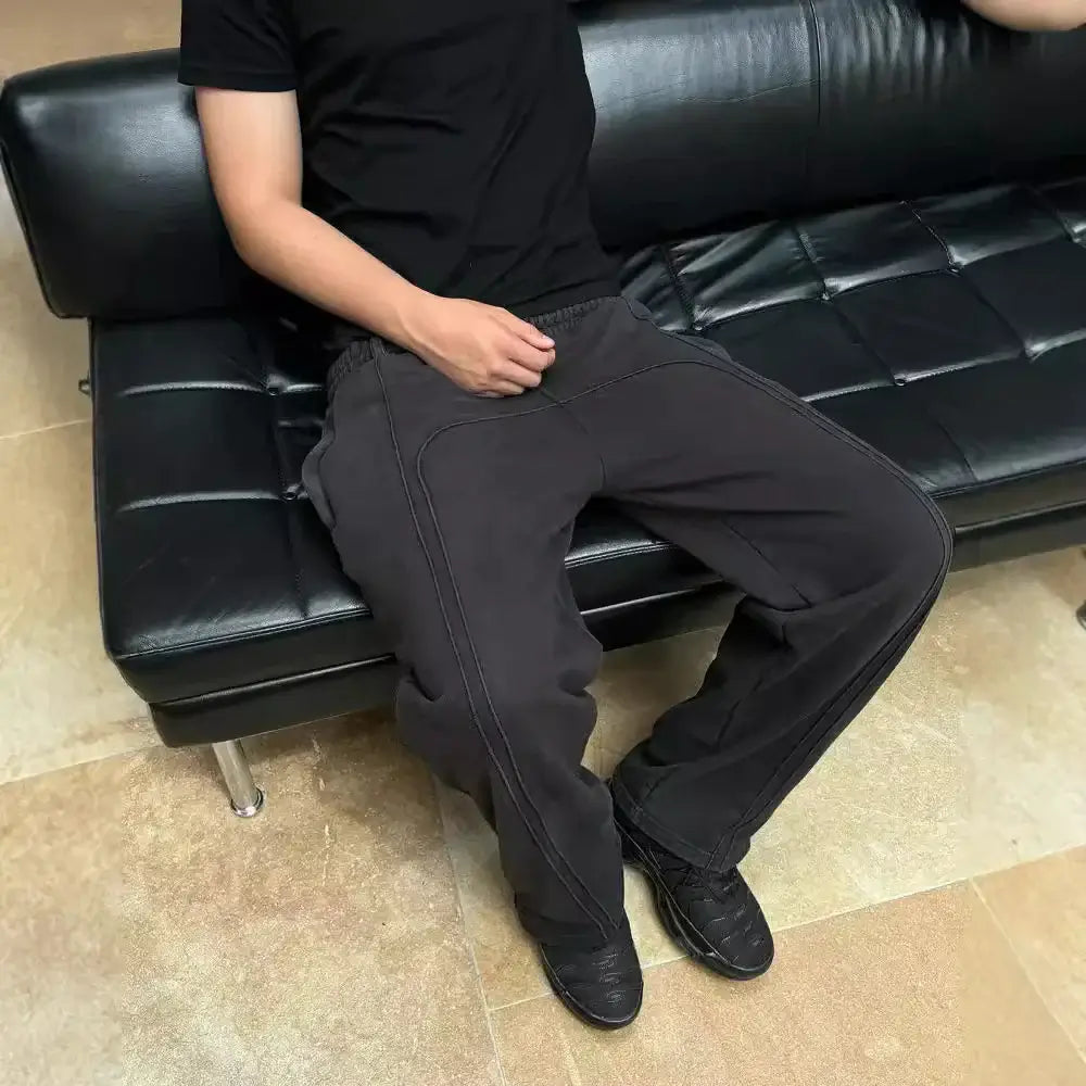 Comfy Stretch Rope Sweatpants - FASHION FLOOD