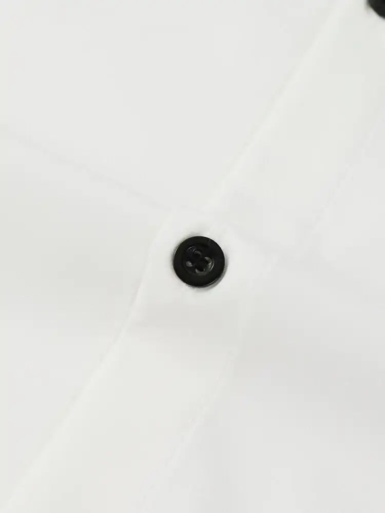 High Fashion Button Down Graffiti Smile Print Shirt - FASHION FLOOD