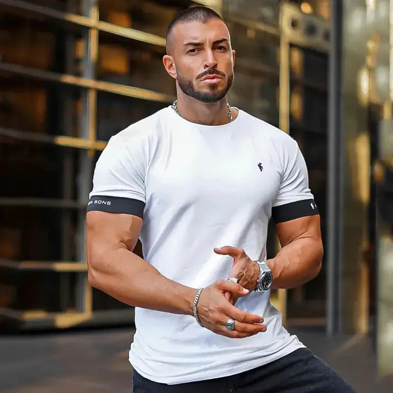 Men's Tight Fit Crewneck T Shirt