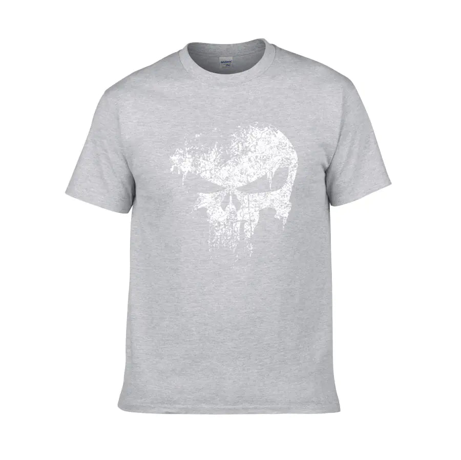 Punisher Skull Print Men's Short Sleeve T-Shirt