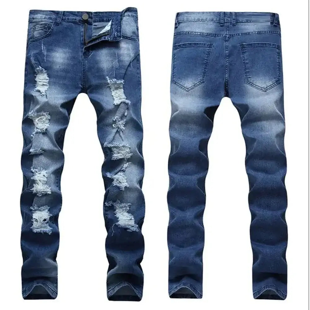 Ripped Fashion Jeans - FASHION FLOOD