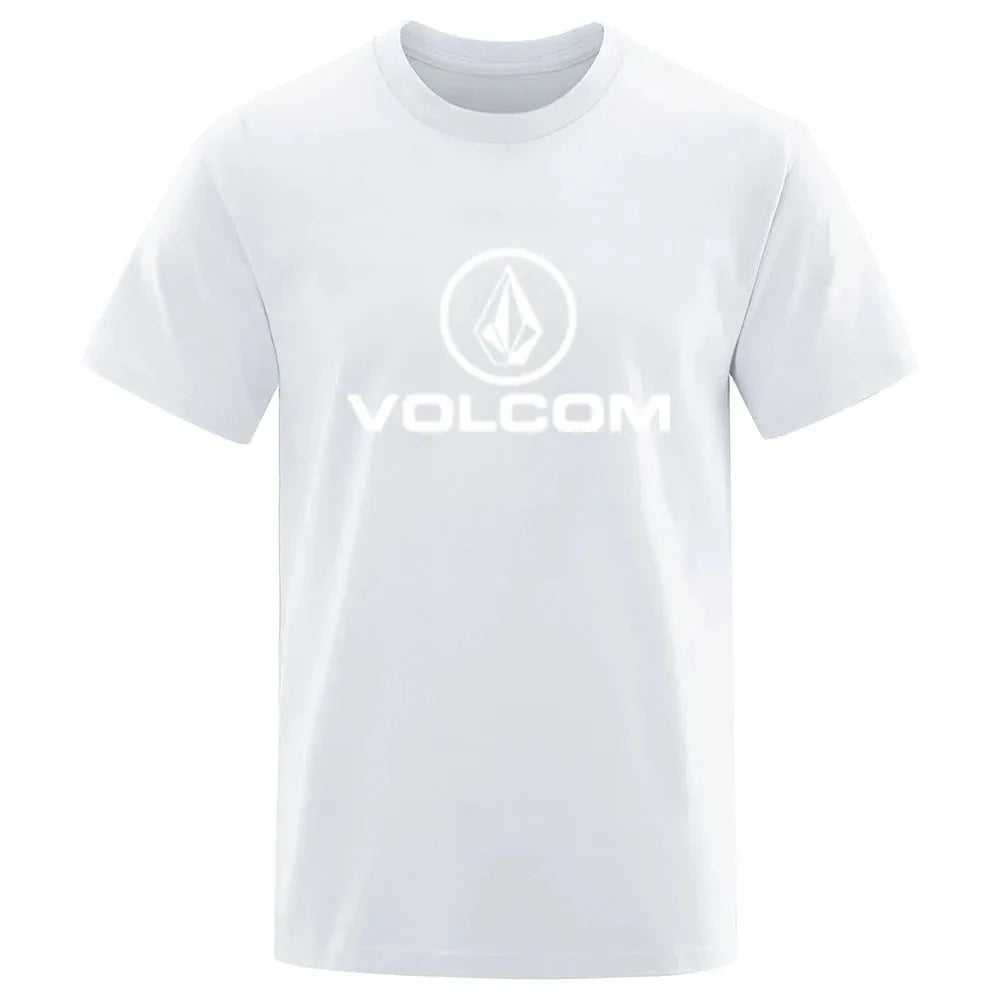 VOLCOM 2026 New Men's Quick Dry Ordinary Designer Thin Short Sleeve Sport T Shirt Fitness Breathable Versatile Tops