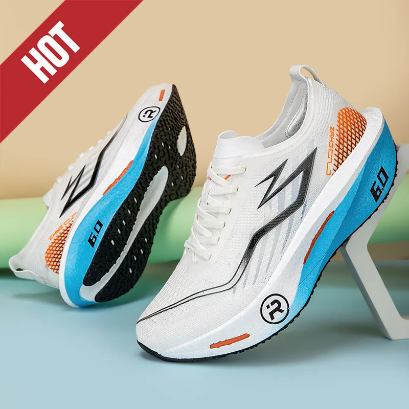 Running Shoes Carbon Board Profession Marathon Men Sports Breathable Lightweight Women's Comfortable Athletic Nonskid Sneakers