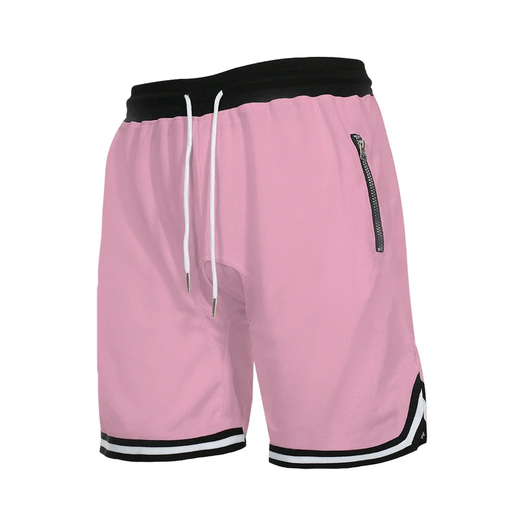 BEVAMA Men's Sports Basketball Shorts Mesh Quick Dry Gym Fitness Shorts Summer Casual Breathable Outdoor Sportswear