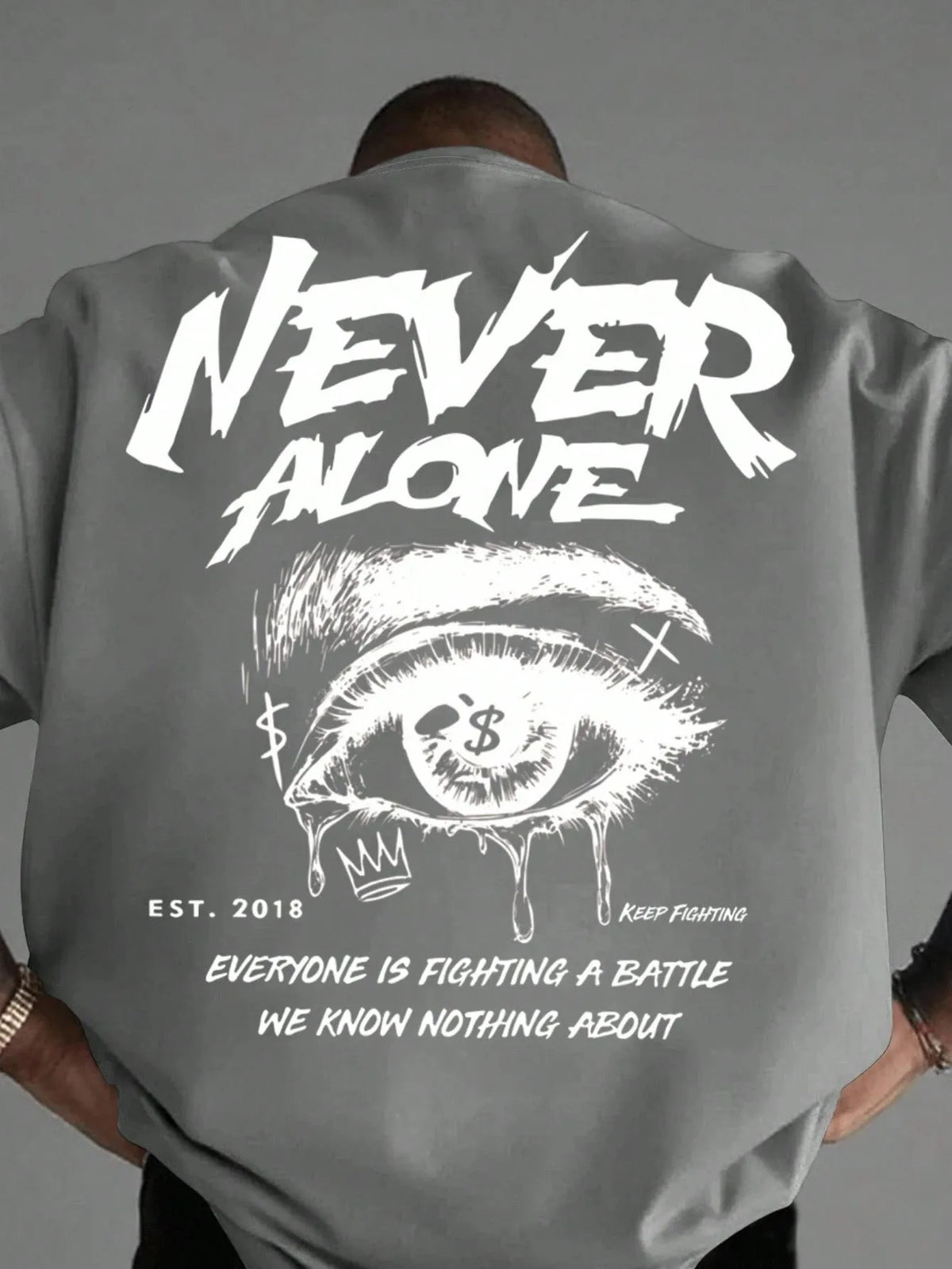 The new men's T-shirt for the summer of 2025 features a casual fashionable comfortable and soft 3D letter pattern print