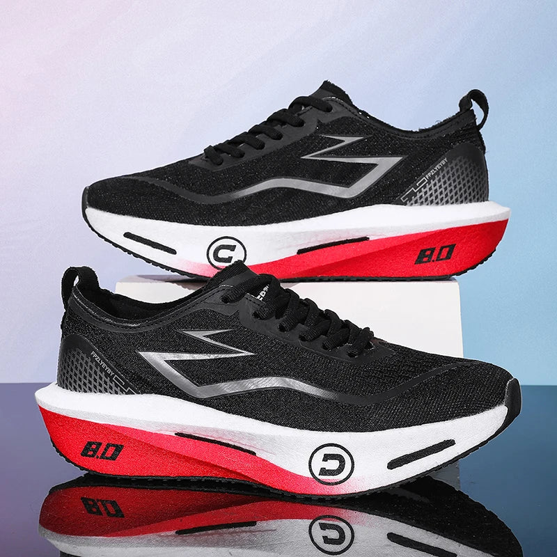 Running Shoes Carbon Board Profession Marathon Men Sports Breathable Lightweight Women's Comfortable Athletic Nonskid Sneakers