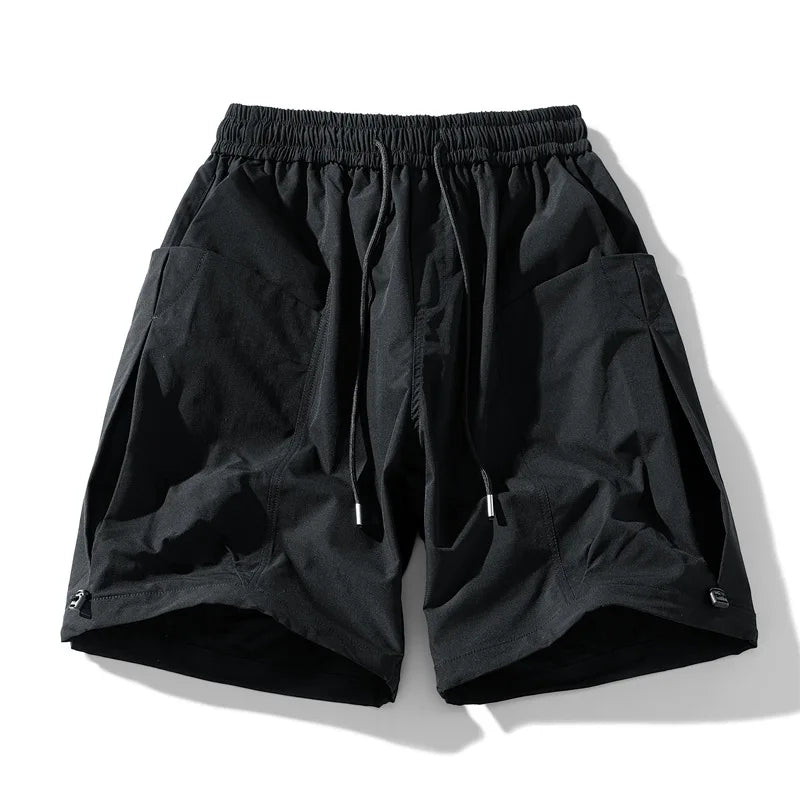 Workwear Functional Shorts Men's Brand Loose Straight Leg Five-quarter Pants Heavy Industry Trendy Sports Pants