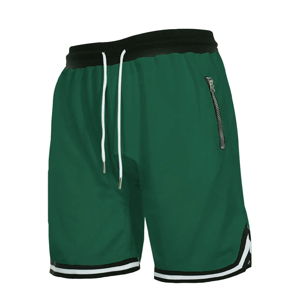 BEVAMA Men's Sports Basketball Shorts Mesh Quick Dry Gym Fitness Shorts Summer Casual Breathable Outdoor Sportswear