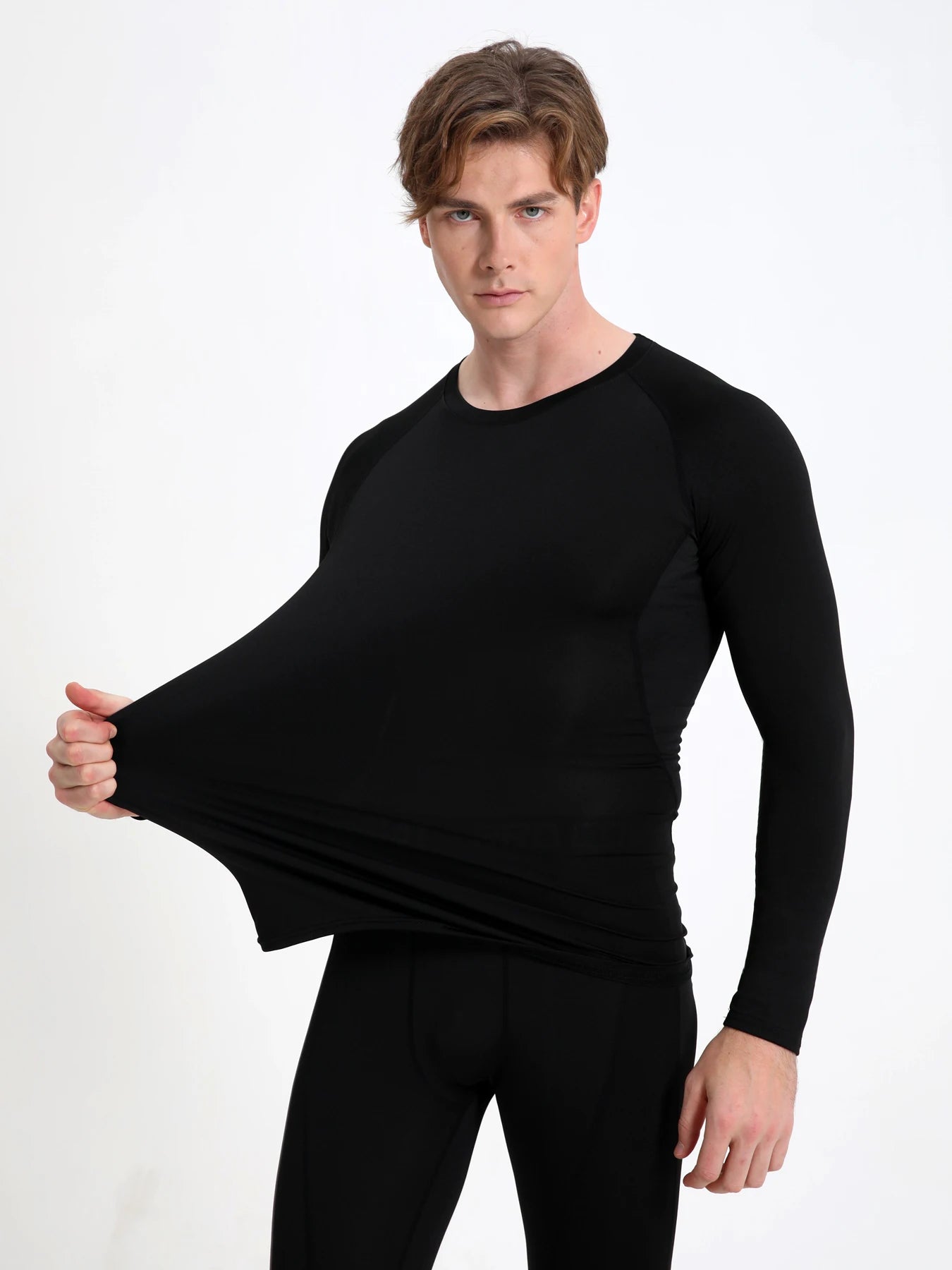 Men's Compression Shirts: Get Fit Fast With Long Sleeve Athletic Workout Tops!