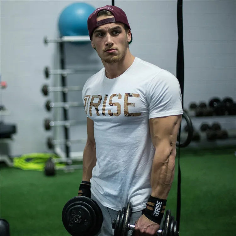 Casual Daily Wear Workout Gym Fitness Muscle Shirt