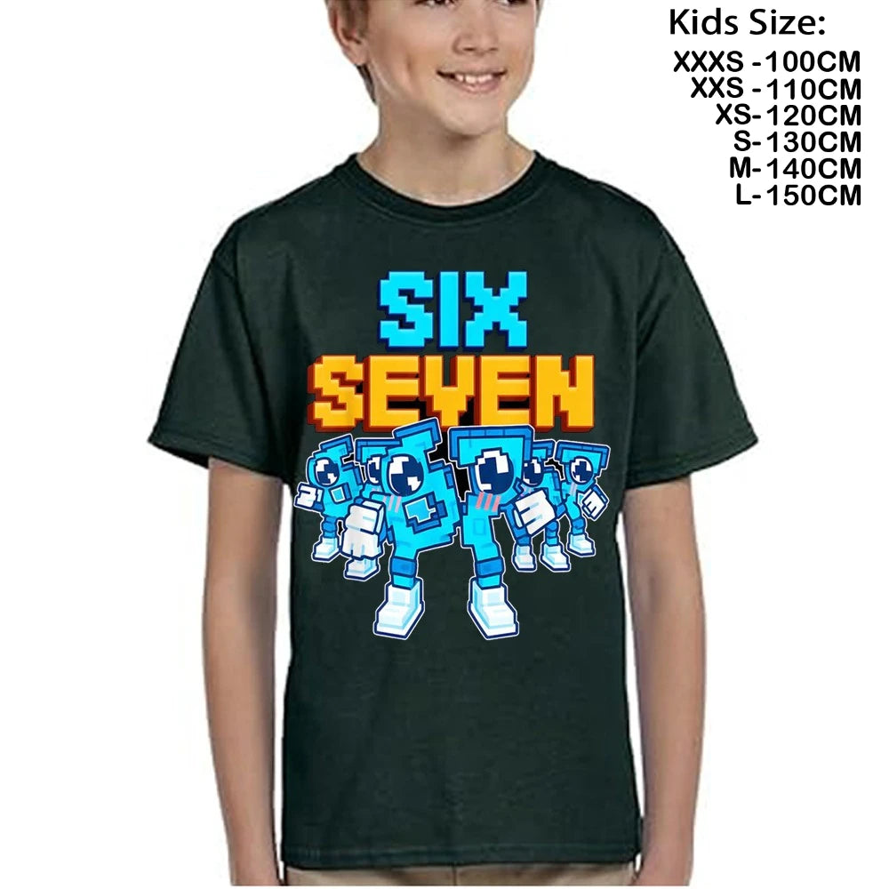 67 brainrot Meme Steal A BrainRot Italian Cartoon T-shirt  Kids Children Summer Cotton Casual Tshirts Funny Tees T Shirts