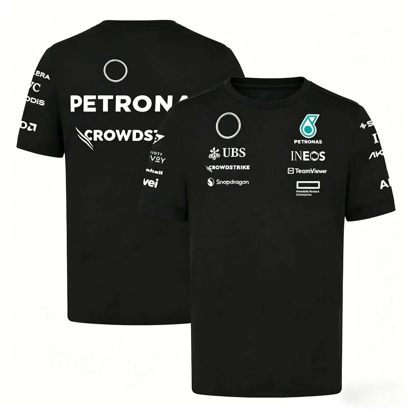 Racing Style T-Shirt 2026, Round Neck, Short Sleeve, Casual, Breathable, Polyester, for Daily Wear, for Male Motorsport Fans