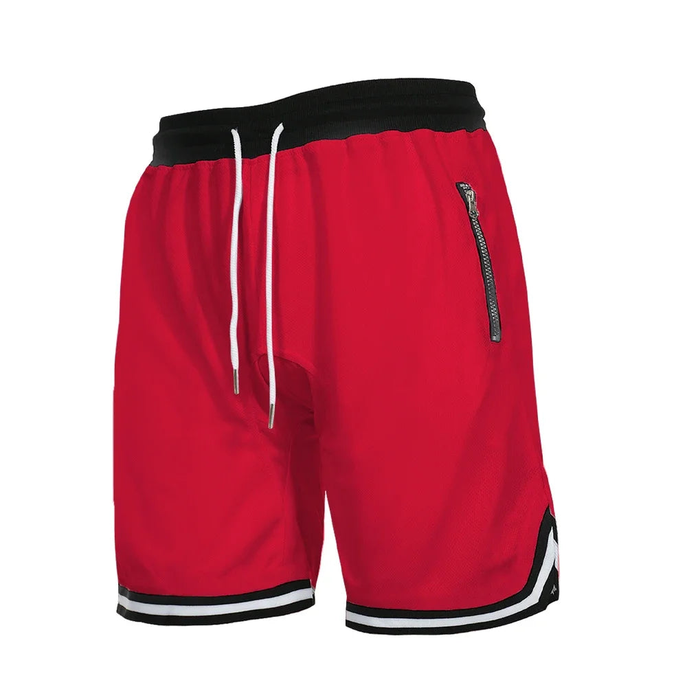 BEVAMA Men's Sports Basketball Shorts Mesh Quick Dry Gym Fitness Shorts Summer Casual Breathable Outdoor Sportswear