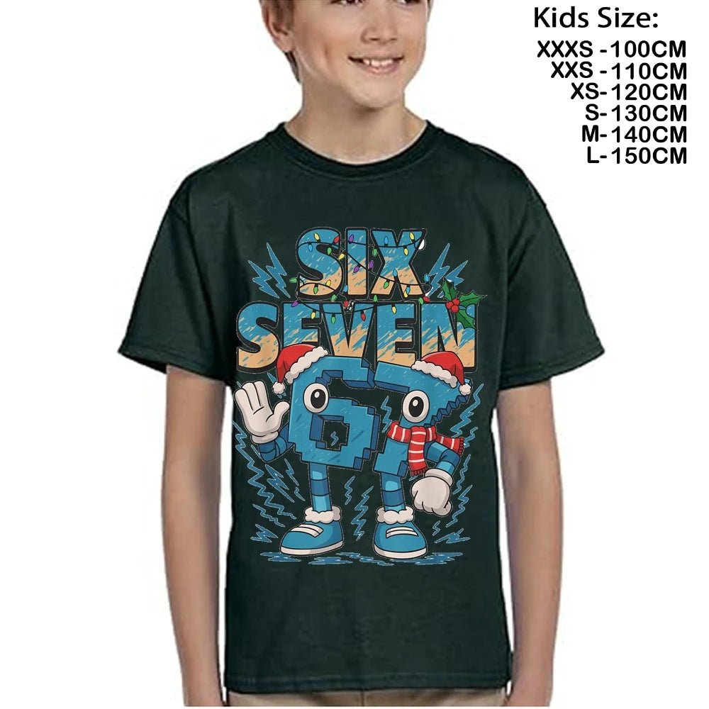 67 brainrot Meme Steal A BrainRot Italian Cartoon T-shirt  Kids Children Summer Cotton Casual Tshirts Funny Tees T Shirts