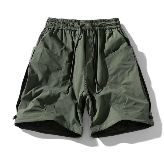 Workwear Functional Shorts Men's Brand Loose Straight Leg Five-quarter Pants Heavy Industry Trendy Sports Pants