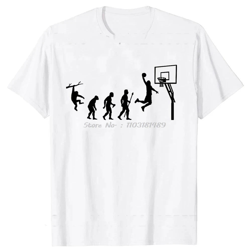 Men Clothing Basketball Heartbeat TShirt Men Birthday Gifts Short Sleeves Funny Tees Fashion Graphic Tshirts Sport Lover