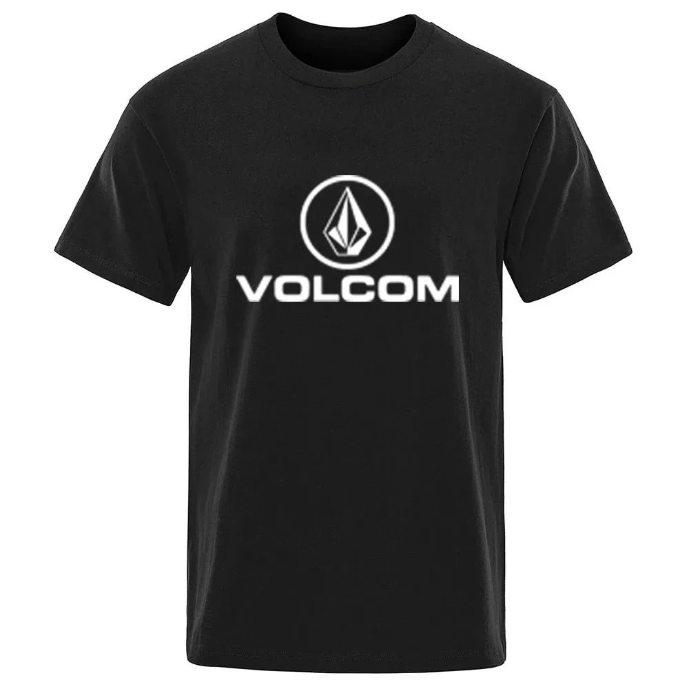 VOLCOM 2026 New Men's Quick Dry Ordinary Designer Thin Short Sleeve Sport T Shirt Fitness Breathable Versatile Tops