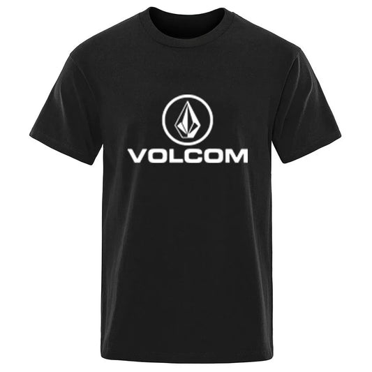VOLCOM 2026 New Men's Quick Dry Ordinary Designer Thin Short Sleeve Sport T Shirt Fitness Breathable Versatile Tops