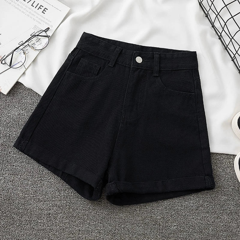 Trendy Ripped Straight Leg Jeans Women's Spring Summer High Waist Loose Wide Leg Pants Slimming Design Casual Denim Jeans