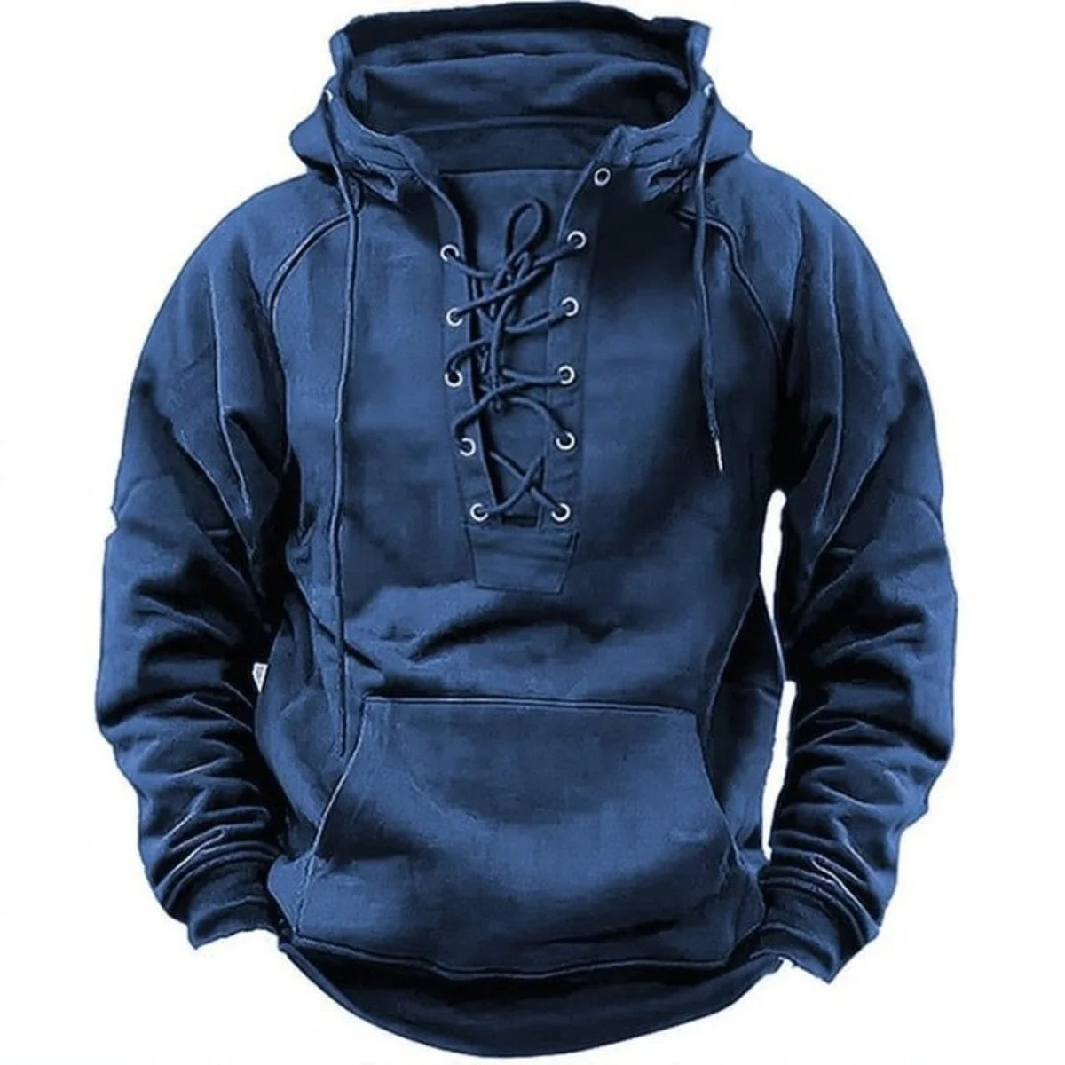 Men's Casual Hoodie Spring Autumn Fashionable Sports Multi-Pocket Trendy Retro Hooded Jacket Youth
