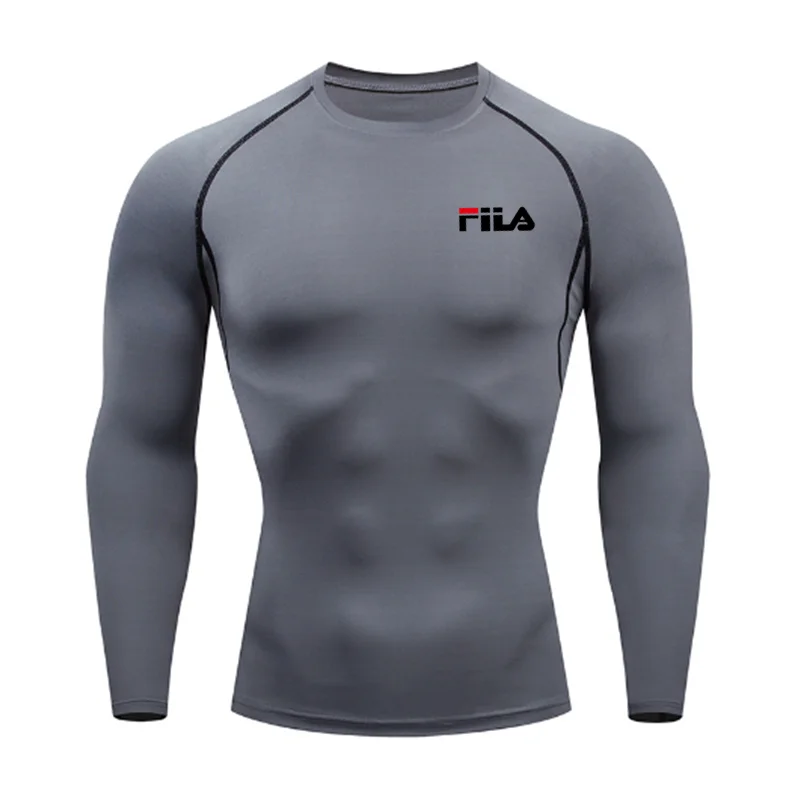 Compression Shirts for Men Short Sleeve Rash Guard Gym Workout Running T-shirt Summer Athletic Quick Dry Tees