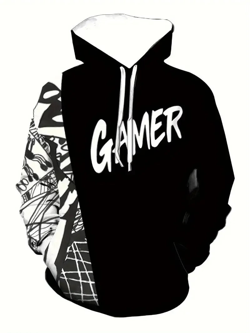 Street Style Men's Hoodies Versatile Printed Casual Man's Hoodies Zipper Jackets Men's Sweatshirts Casual Zipper Cardigans Gifts