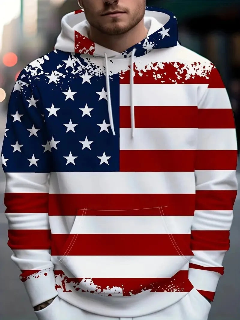 Street Style Men's Hoodies Versatile Printed Casual Man's Hoodies Zipper Jackets Men's Sweatshirts Casual Zipper Cardigans Gifts