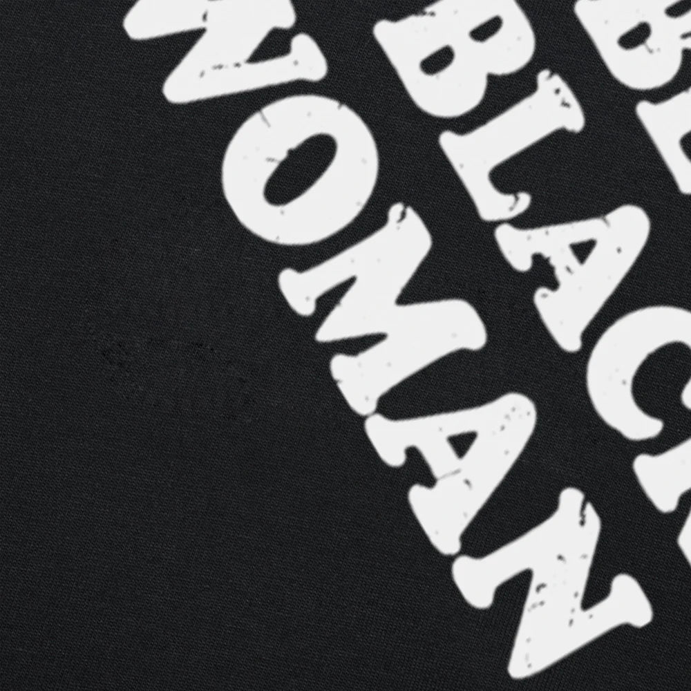Funny I Love Being Black Woman T-shirts Men Women's Fashion Casual Tshirt 100% Cotton Loose I Like To Be Black Woman T Shirt