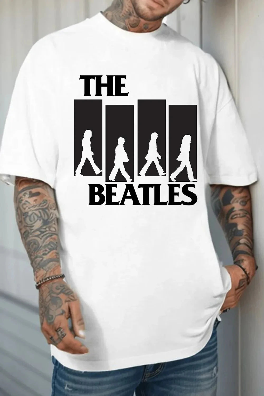 2026 The Beatles Band T Shirt Mens Womens Cotton Tees Ummer Casual Short Sleeve Round Neck Clothing Loose Tops Trend