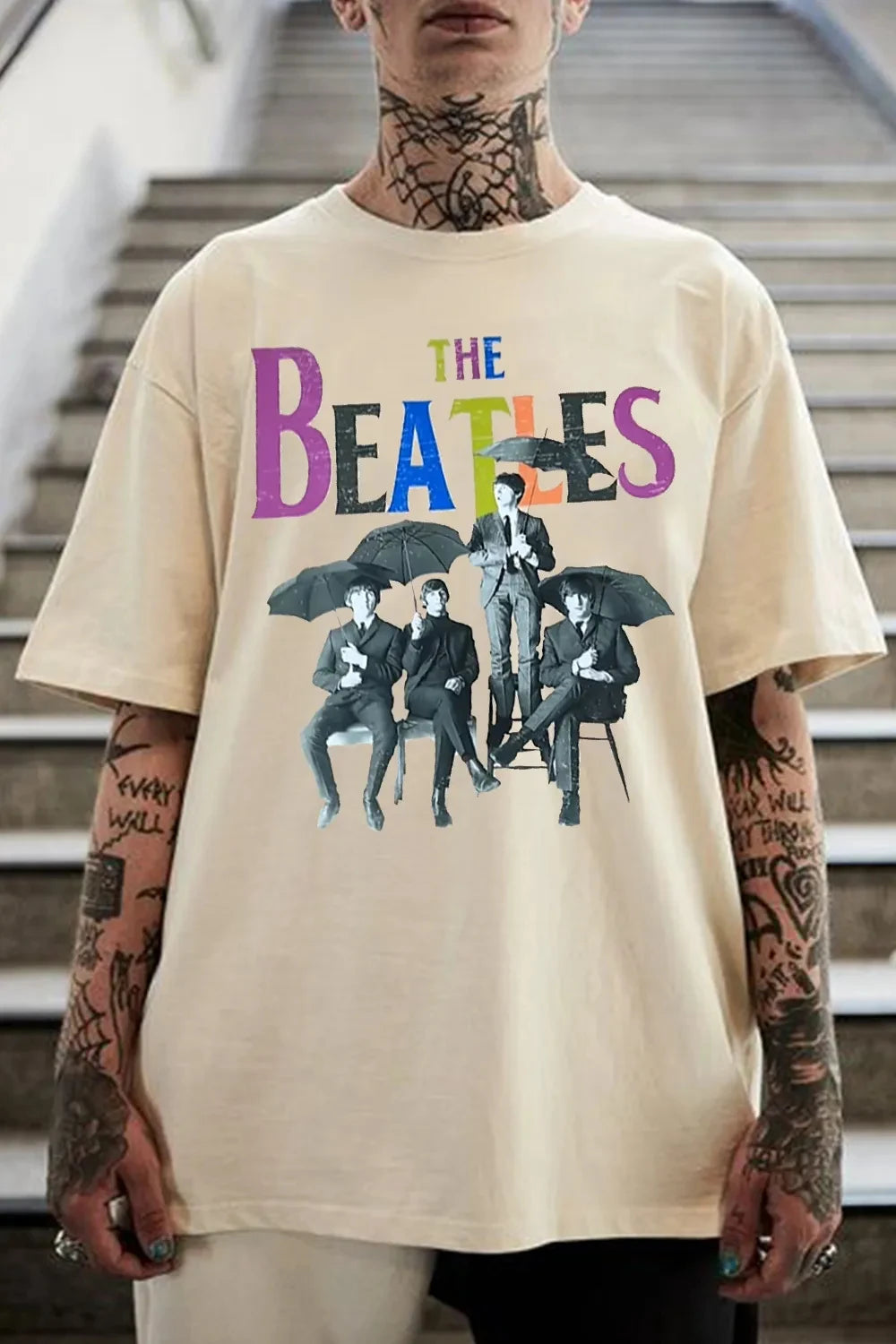 2026 The Beatles Band T Shirt Mens Womens Cotton Tees Ummer Casual Short Sleeve Round Neck Clothing Loose Tops Trend