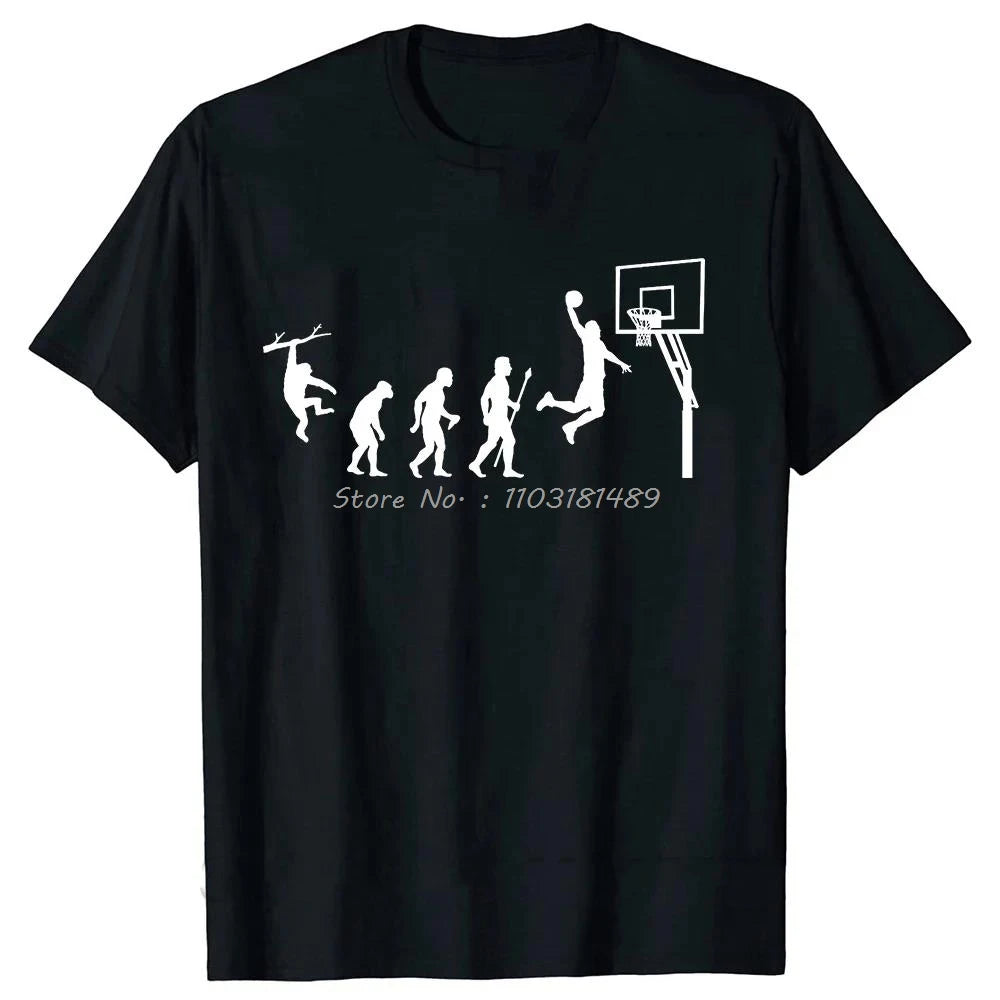 Men Clothing Basketball Heartbeat TShirt Men Birthday Gifts Short Sleeves Funny Tees Fashion Graphic Tshirts Sport Lover
