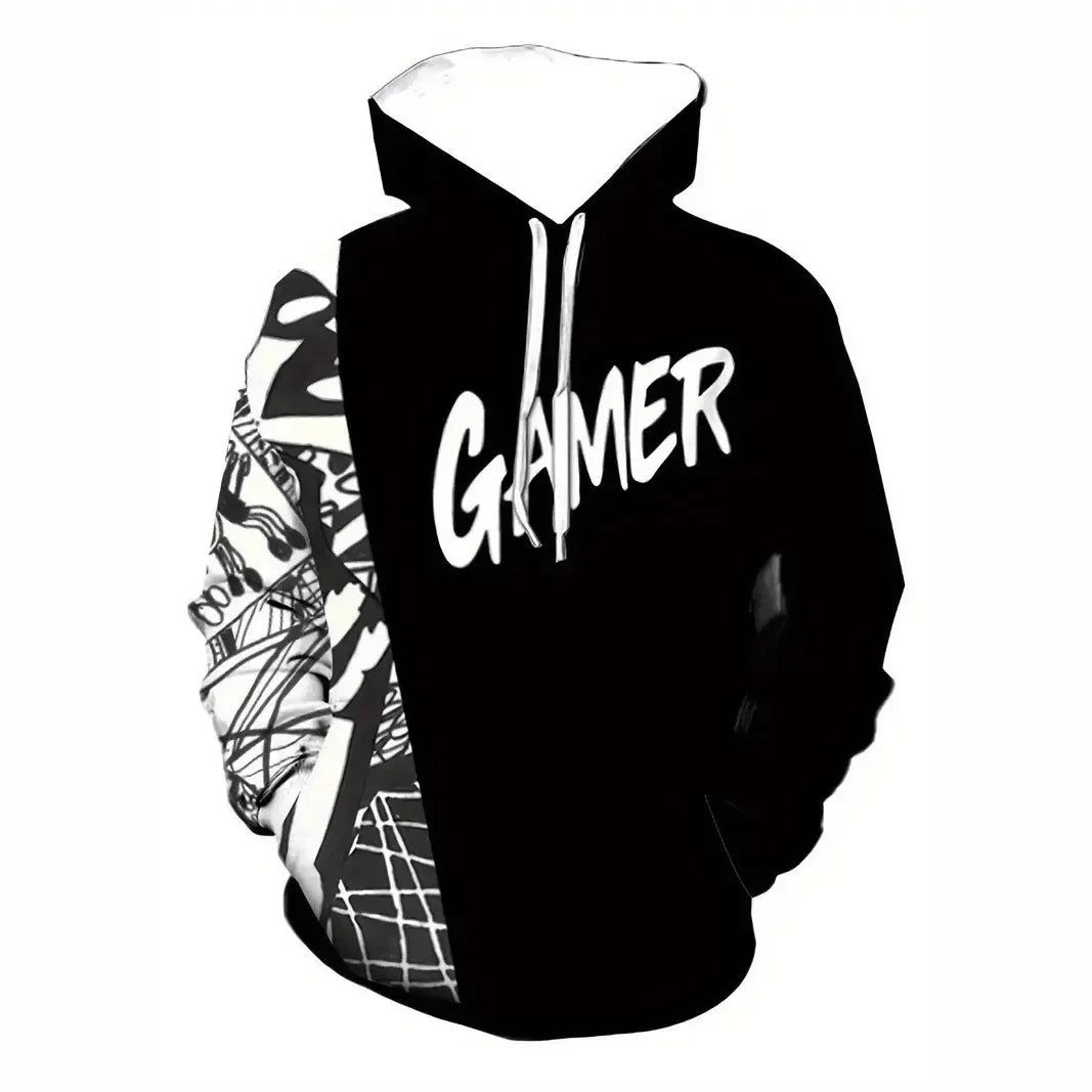Street Style Men's Hoodies Versatile Printed Casual Man's Hoodies Zipper Jackets Men's Sweatshirts Casual Zipper Cardigans Gifts