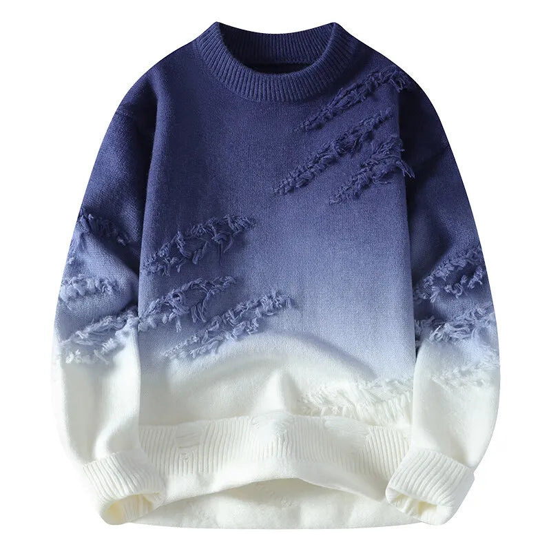 2024 Winter Sweaters for male men thick O-neck sweater men Student youth sweaters autumn Men's wool Casual Knitwear Pullover