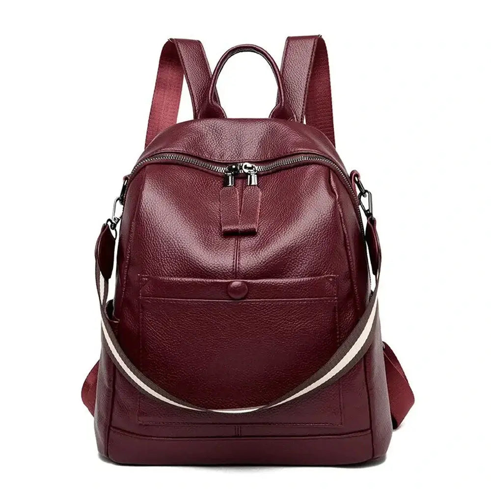Sleek Premium Leather Backpack - FASHION FLOOD