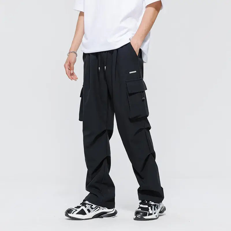 Spring Loose Straight Casual Wide Leg Sweatpants - FASHION FLOOD