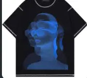 Holographic Lady Punk T-Shirt