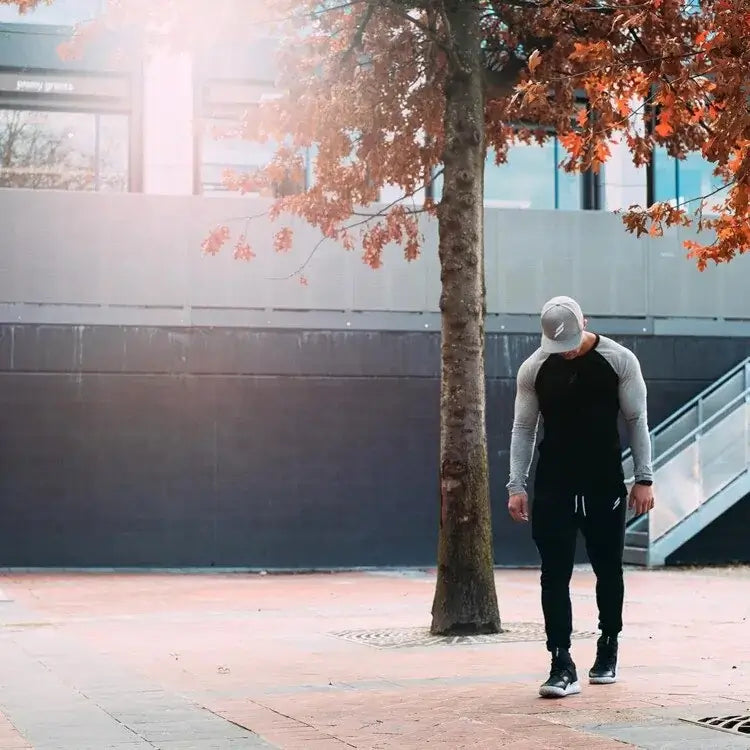 Men's Slim Fit Baseball Long Sleeve